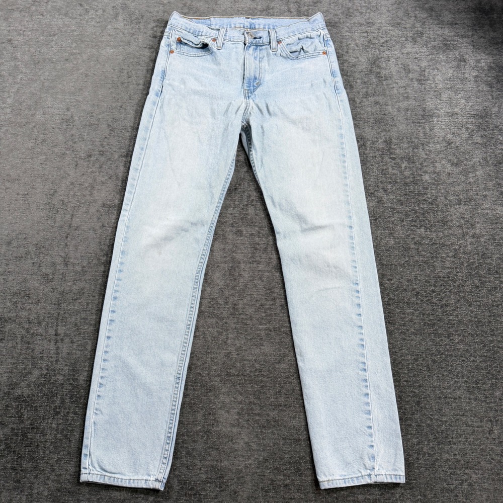 Levis 511 Slim Fit Light Wash Denim Jeans Mens 30x32 Blue 04511-2348